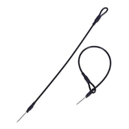 Lanyard Antirrobo EAS de 25 cm de Acero Inoxidable